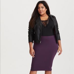 Torrid Plum Purple Pencil Skirt Torrid Size 5